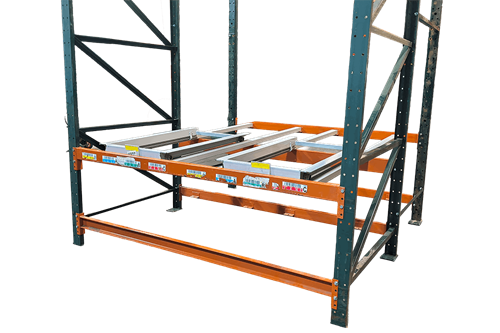  Used 2 Deep x 3 High Push Back Racking Sample - Push Cart